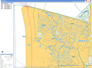 Weston  Wall Map Basic Style