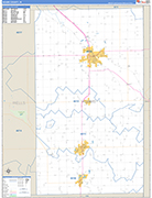 Adams Wall Map Basic Style