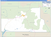Archuleta Wall Map Basic Style
