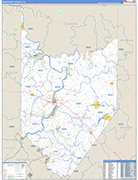 Armstrong Wall Map Basic Style
