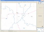 Baca Wall Map Basic Style