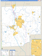 Bartholomew Wall Map Basic Style