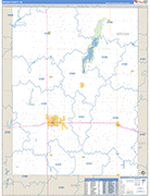 Brown Wall Map Basic Style
