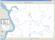 Campbell Wall Map Basic Style