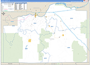 Cassia Wall Map Basic Style
