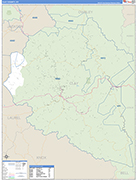 Clay Wall Map Basic Style