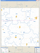Clay Wall Map Basic Style