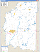 Daviess Wall Map Basic Style
