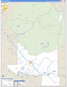 Elmore Wall Map Basic Style