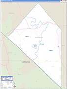Esmeralda County Wall Map Basic Style
