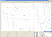 Faulk Wall Map Basic Style