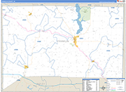 Franklin Wall Map Basic Style