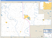 Fulton Wall Map Basic Style