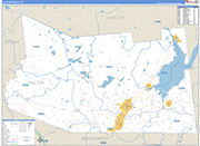 Fulton Wall Map Basic Style