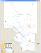 Gooding Wall Map Basic Style