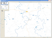 Grant County Wall Map Basic Style