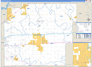 Hancock Wall Map Basic Style