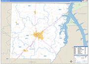 Henry Wall Map Basic Style