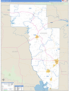 Howard County Wall Map Basic Style