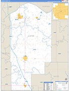 Jasper Wall Map Basic Style