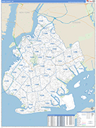 Kings Wall Map Basic Style