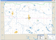 Lagrange Wall Map Basic Style