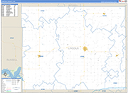 Lincoln Wall Map Basic Style
