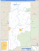 Martin Wall Map Basic Style