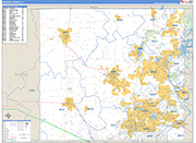 McHenry Wall Map Basic Style