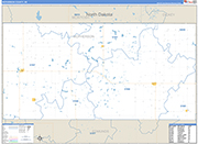 McPherson Wall Map Basic Style