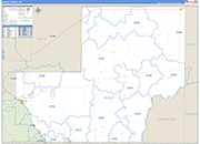 Meade Wall Map Basic Style