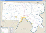 Meigs Wall Map Basic Style