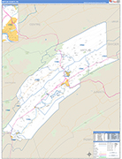 Mifflin Wall Map Basic Style