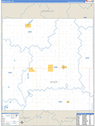 Miner Wall Map Basic Style