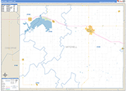Mitchell Wall Map Basic Style