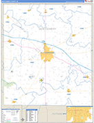 Montgomery Wall Map Basic Style