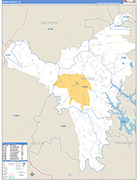 Moore Wall Map Basic Style