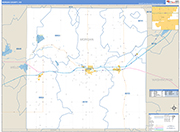 Morgan Wall Map Basic Style