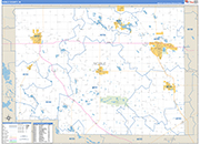 Noble Wall Map Basic Style