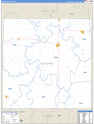 Osborne Wall Map Basic Style
