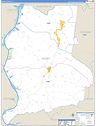 Perry Wall Map Basic Style