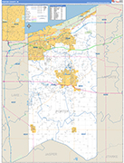 Porter Wall Map Basic Style