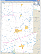 Putnam Wall Map Basic Style