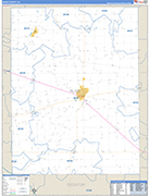 Rush Wall Map Basic Style