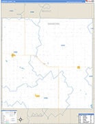 Sanborn Wall Map Basic Style