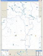 Sheridan Wall Map Basic Style