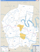 Smith Wall Map Basic Style