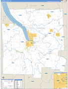 Tompkins Wall Map Basic Style