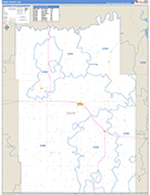 Tripp Wall Map Basic Style