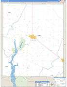 Union Wall Map Basic Style